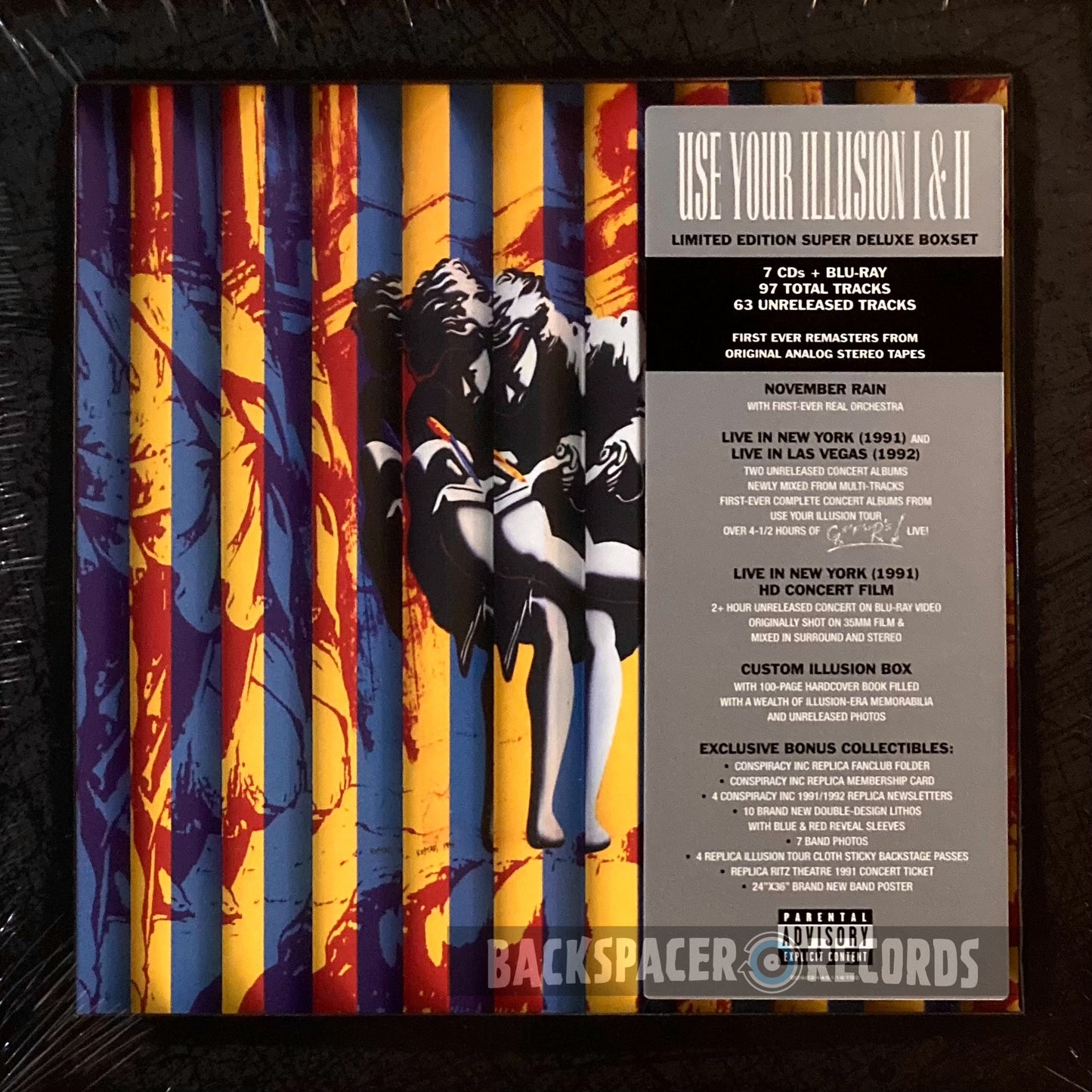 Guns N' Roses - Use Your Illusion (Limited Edition Super Deluxe Boxset) 7-CD + Blu-Ray (Sealed)