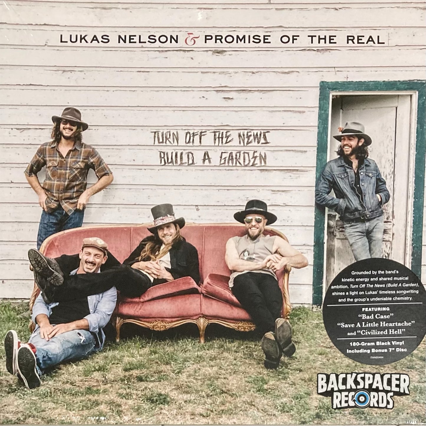 Lukas Nelson & Promise Of The Real – Turn Off The News (Build A Garden) LP + 7" (Sealed)
