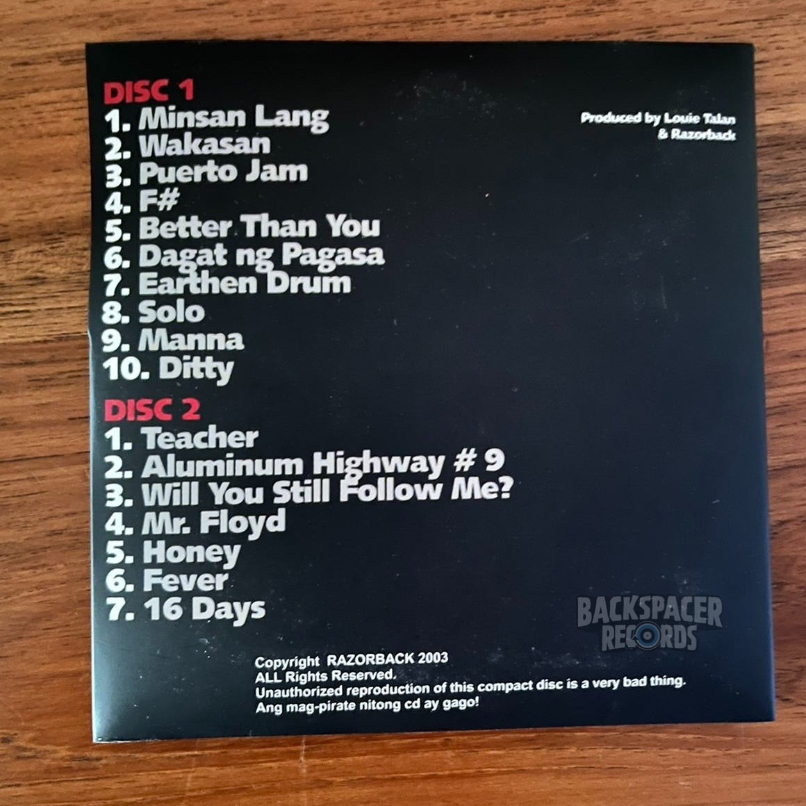 Razorback – Razorback 2-CD (Sealed)
